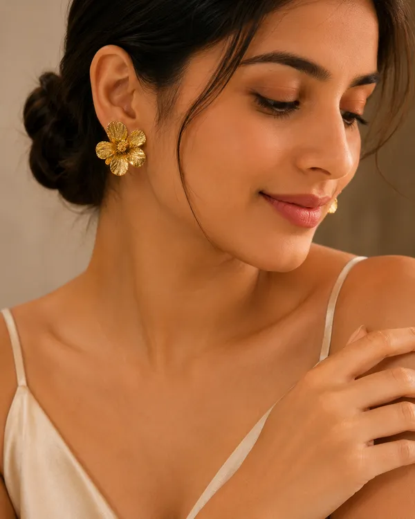 Golden_Bloom_Floral_Statement_Earrings