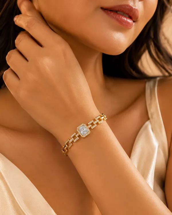 Gold_Geometric_Crystal_Link_Bracelet