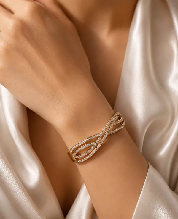 Aakrati_Jewels_demi-fine_twisted_infinity_crystal_bracelet