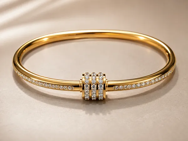 Gold_Plated_Triple_Crystal_Stainless_Steel_Bracelet