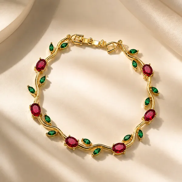Tulip_Bracelet_for_Women_(Gold_Plated_|_Stainless_Steel_|_Anti-Tarnish)