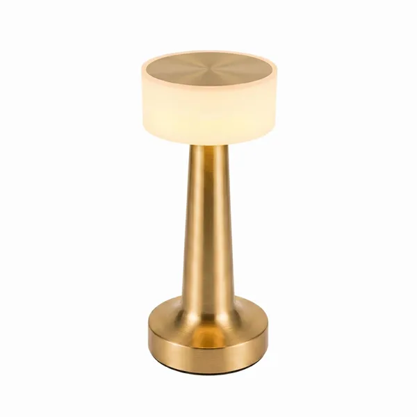 GISMO_Cordless_Metal_Table_Lamp_with_2000mAh_Battery_-_USB-C_Fast_Charging,_Touch_Control_3_Color_Dimming_-_Modern_Portable_Nightstand_Lamp_for_Reading,_Study,_Dining_&_Outdoor_Camping_-_Elegant_Gold