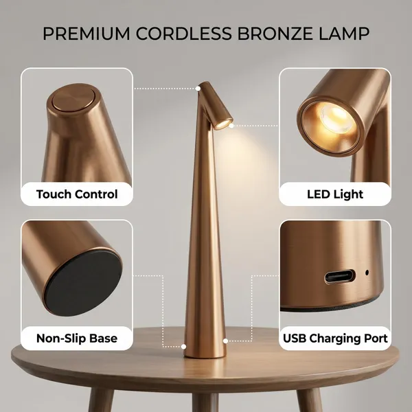 GISMO_Modern_Metal_Cordless_Table_Lamp__Slim_Minimalist_LED_Desk_Light_with_3-Color_Touch_Dimming,_Rechargeable_Battery_Powered_Night_Light_for_Dining_Table,_Restaurant_&_Bedroom_Decor-_Gold