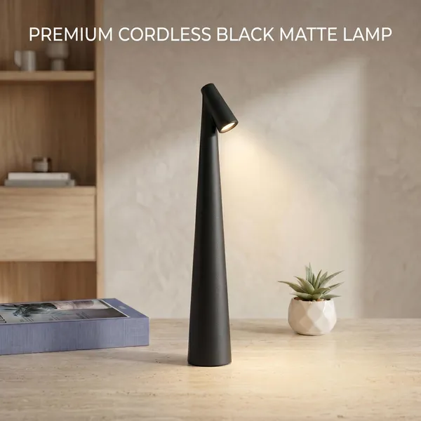 GISMO_Rechargeable_Cordless_Table_Lamp,_Portable_LED_Desk_Lamp_with_Touch_Control,_3_Color_Modes_&_Stepless_Dimming,_Long_Battery_Life,_Aluminium_Bedside_Lamp_for_Bedroom,_Office,_Dining_Table_Black