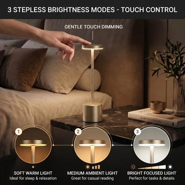 GISMO_Minimalist_Metal_Cordless_Table_Lamp__Modern_LED_Bedside_Light_with_Touch_Control,_Rechargeable_Battery_Powered_Lamp_for_Dining_Room,_Bar_&_Outdoor_Decor,_360°_Eye-Caring_Nightlight-_Gold