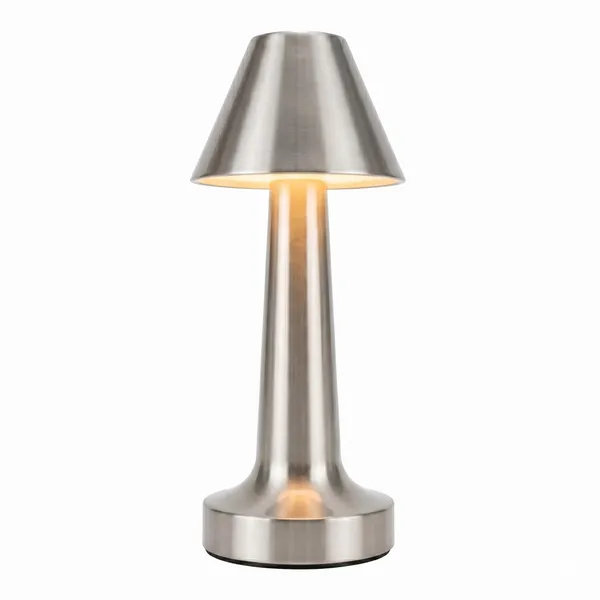 GISMO_Cordless_Table_lamp_-_Elegant_Rechargeable_led_Bedside_lamp,_3_dimming_Modes_with_Adjustable_Brightness._2000mah_Battery_Powered_Metal_Night_Light_for_Home_Decor,_Bedroom_and_Gifting-_Silver