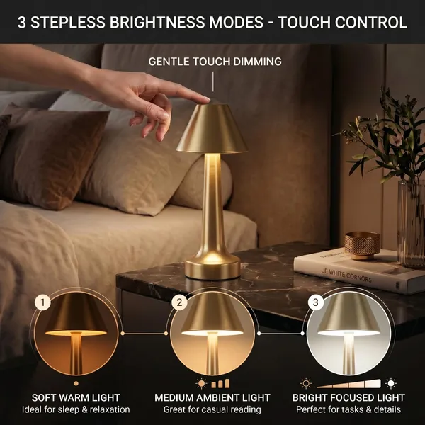 GISMO_Premium_led_Desk_lamp__Modern_Portable_Cordless_Light_with_Touch_Control._Rechargeable_Battery_Powered_lamp_for_Living_Room,_Restaurant_and_Study_with_3_Eye-Caring_Lighting_Modes-_Gold