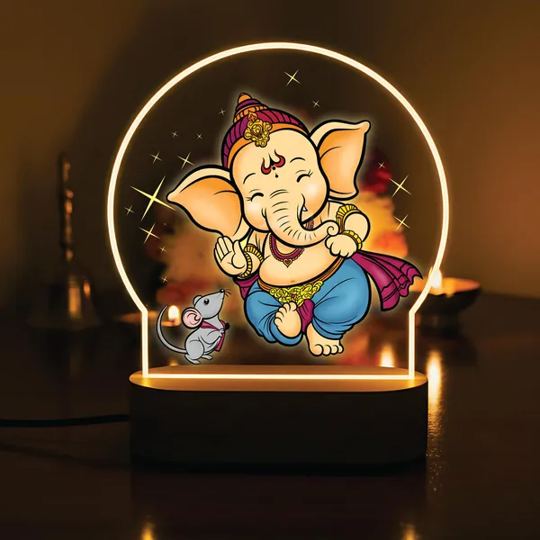 Giftplease_Lord_Ganesha_LED_Night_Light_-_Warm_Glow_Decorative_Table_Lamp_-_Divine_Bal_Ganesha_&_Mooshak_Design_for_Pooja_Room,_Office_Desk,_and_Home_Décor_GL_01