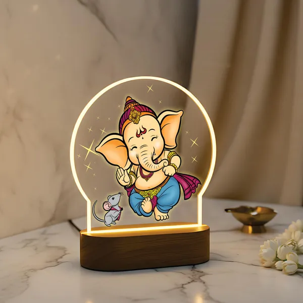 Giftplease_Lord_Ganesha_LED_Night_Light_-_Warm_Glow_Decorative_Table_Lamp_-_Divine_Bal_Ganesha_&_Mooshak_Design_for_Pooja_Room,_Office_Desk,_and_Home_Décor_GL_01