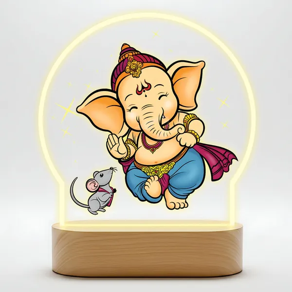 Giftplease_Lord_Ganesha_LED_Night_Light_-_Warm_Glow_Decorative_Table_Lamp_-_Divine_Bal_Ganesha_&_Mooshak_Design_for_Pooja_Room,_Office_Desk,_and_Home_Décor_GL_01