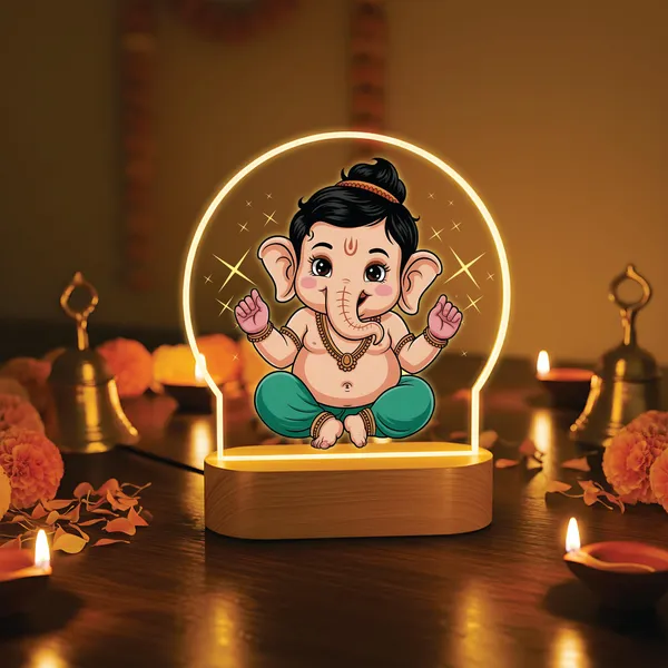 Giftplease_Cute_Baby_Ganesha_Printed_LED_Night_Light__Bal_Ganpati_Lamp_with_Warm_Glow__Divine_Kids_Room_Decor,_Birthday_Gift,_&_Office_Good_Luck_Charm_GL_05