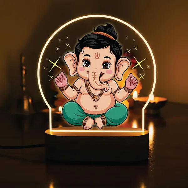 Giftplease_Cute_Baby_Ganesha_Printed_LED_Night_Light__Bal_Ganpati_Lamp_with_Warm_Glow__Divine_Kids_Room_Decor,_Birthday_Gift,_&_Office_Good_Luck_Charm_GL_05