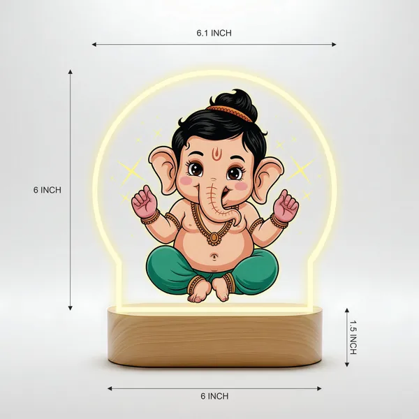 Giftplease_Cute_Baby_Ganesha_Printed_LED_Night_Light__Bal_Ganpati_Lamp_with_Warm_Glow__Divine_Kids_Room_Decor,_Birthday_Gift,_&_Office_Good_Luck_Charm_GL_05