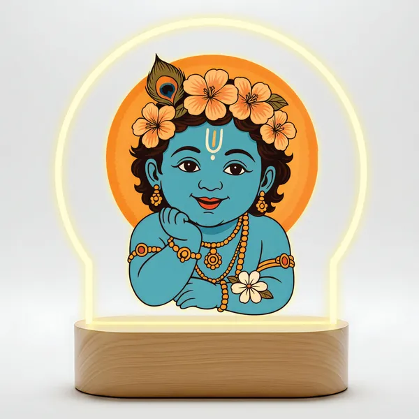 Giftplease_Cute_Baby_Krishna_Printed_LED_Night_Light__Bal_Gopal_Lamp_with_Warm_Glow__Divine_Kids_Room_Decor,_Janmashtami_Gift,_&_Spiritual_Home_Accent_GL_06