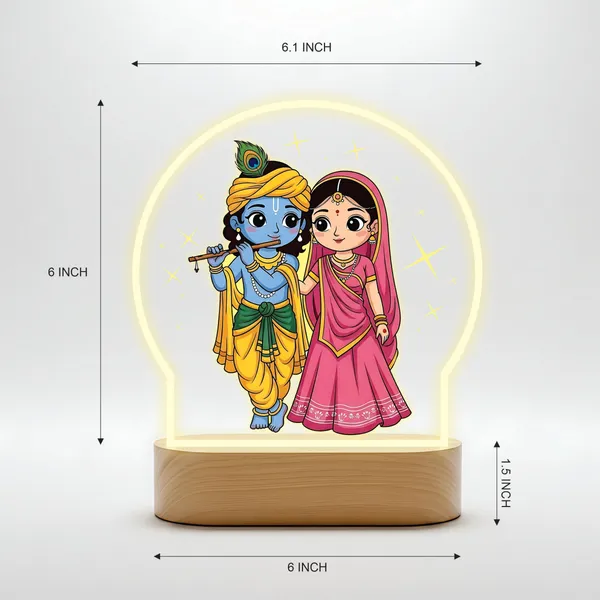 Giftplease_Cute_Radha_Krishna_LED_Night_Lamp__Elegant_Warm_White_Glow_for_Home,_Mandir_&_Office__Spiritual_Devotional_Decor_&_Religious_Gift_for_Janmashtami,_Diwali_&_Weddings_GL_17