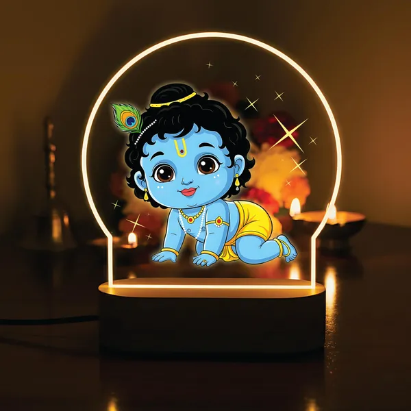 Giftplease_Cute_Baby_Krishna_Color-Printed_LED_Lamp_-_Ladoo_Gopal_Night_Light_with_Warm_Yellow_Glow_|_Spiritual_Home_Decor,_Mandir_Light_&_Gift_for_Janmashtami,_Kids_Room_&_Housewarming_GL_19