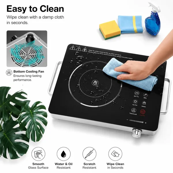 GISMO_2200W_Infrared_Cooktop_with_Touch_&_Knob_Control_|_Crystal_Glass_Top_|_7_Cooking_Modes_|_Digital_Display_|_Auto_Shut-Off_|_Compatible_with_All_Cookware_|_Portable_Electric_Cooking_Stove