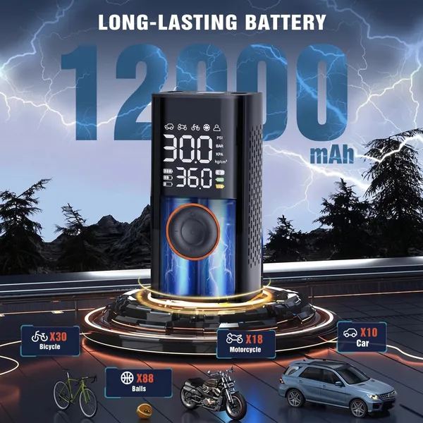 Gismo_Portable_Tyre_Inflator:_3X_Faster_150PSI_Cordless_Air_Compressor_|_4000mAh_Rechargeable_Battery,_Auto_Shut-Off_&_Digital_Display_|_Heavy_Duty_Electric_Pump_for_Car,_Bike,_Motorcycle_&_Balls