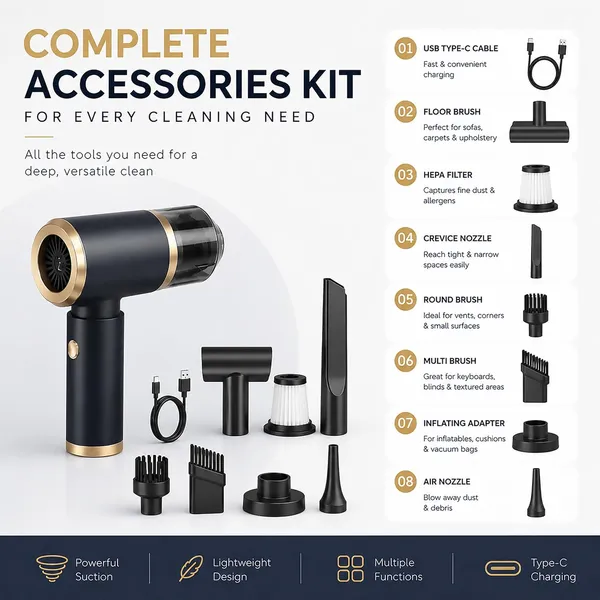 GISMO_High_Suction_Wireless_Handheld_Vacuum_Cleaner_with_6_Heads_|_Portable_Rechargeable_Mini_Vacuum_Cleaner_for_Car,_Home_&_Office_|_Cordless_Vacuum_with_Blow_&_Suction_Function
