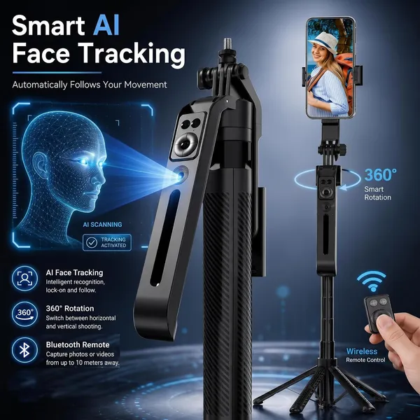 Gismo_AI_Face_Tracking_Selfie_Stick_Tripod_with_1800mAh_Rechargeable_Battery,_Bluetooth_Remote,_4-Leg_Stable_Stand,_360°_Rotation,_Extendable_&_Foldable_Phone_Holder_for_Android,_Vlogging,_Reels.