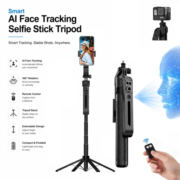 Gismo_AI_Face_Tracking_Selfie_Stick_Tripod_with_1800mAh_Rechargeable_Battery,_Bluetooth_Remote,_4-Leg_Stable_Stand,_360°_Rotation,_Extendable_&_Foldable_Phone_Holder_for_Android,_Vlogging,_Reels.