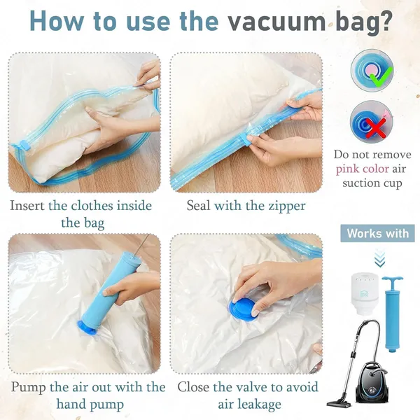 Gismo_Polyamide_Polyethylene_Vacuum_Storage_Bags_(5_Pack)_with_Hand_Pump_|_1L/2M/2S_Airtight_Reusable_Space_Saver_Compression_Bags_for_Clothes,_Blankets,_Bedding_&_Travel_|_Zip_Seal_Luggage_Organizer