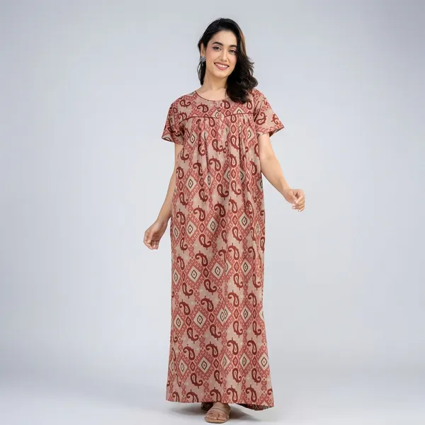 Multicolor_Cotton_Printed_Nighty_For_Women