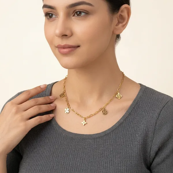 Gold-Plated_Stainless_Steel_Anti-Tarnish_Charm_Chain_Necklace_For_Women