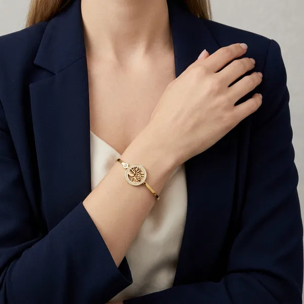 Anti-Tarnished_Bangles/Bracelet_Gold_color_plated