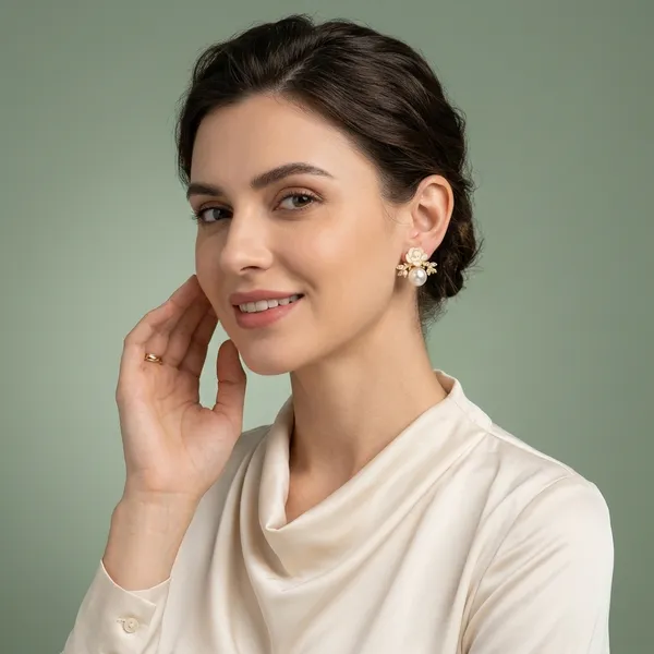 Anti_Tarnish_Pearl_Beaded_Floral_Stud_Earrings_For_Women