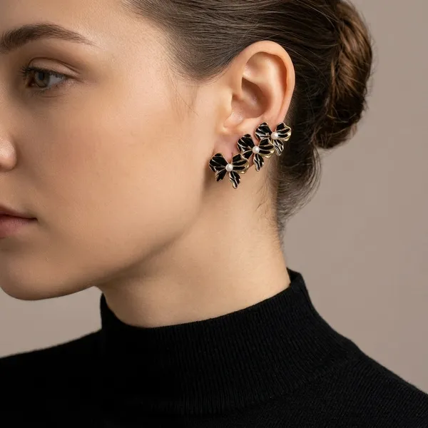 Anti_Tarnish_Black_Bow_Stud_Earring