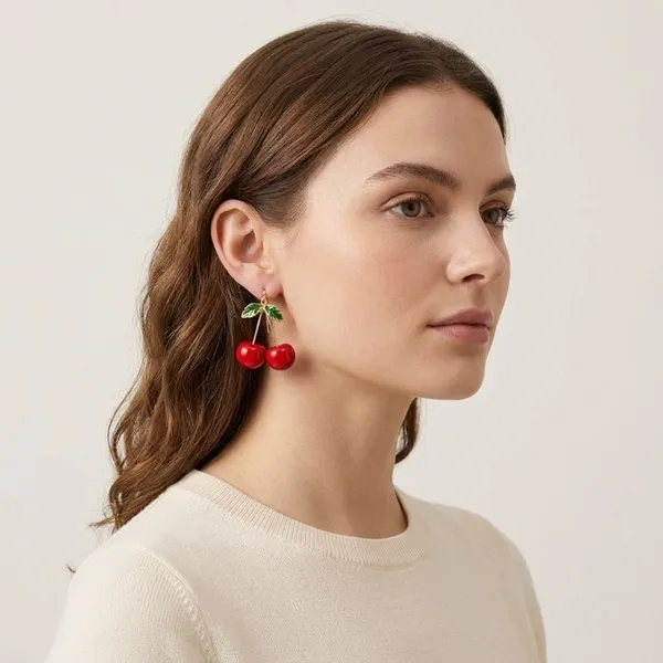 Anti_Tarnish_White_Red_Enamel_Alloy_Cherry_Earrings_For_Women