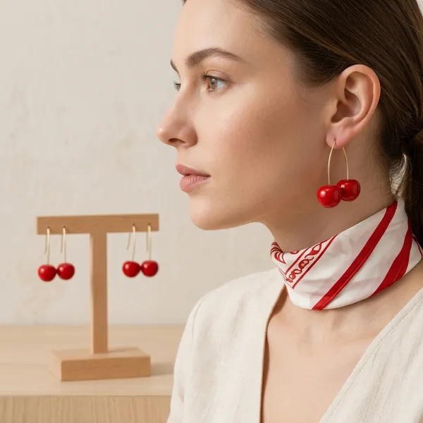 Anti_Tarnish_White_Red_Enamel_Alloy_Cherry_Earrings_For_Women