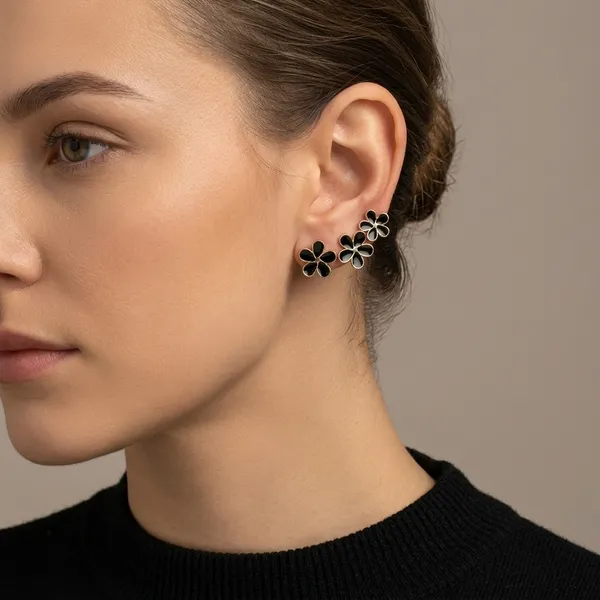 Anti_Tarnish_Black_Alloy_Flower_Earrings_For_Women