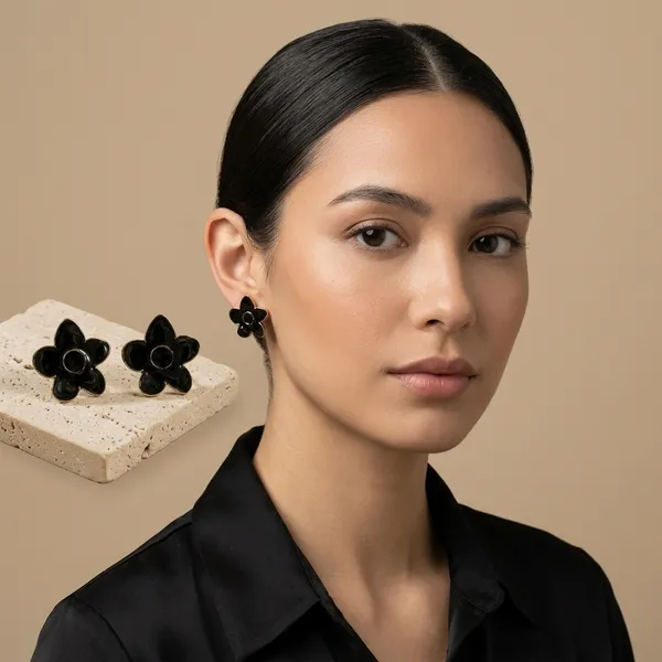 Anti_Tarnish_Black_Alloy_Stud_Earrings_For_Women