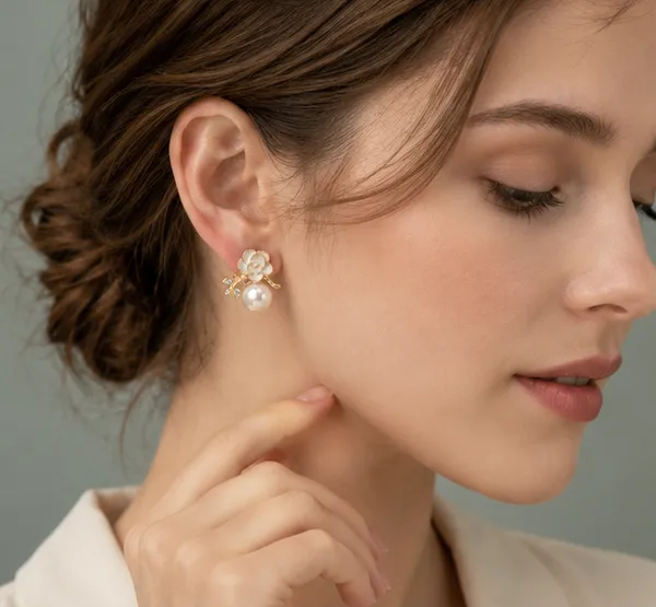 Anti_Tarnish_Pearl_Beaded_Floral_Stud_Earrings_For_Women