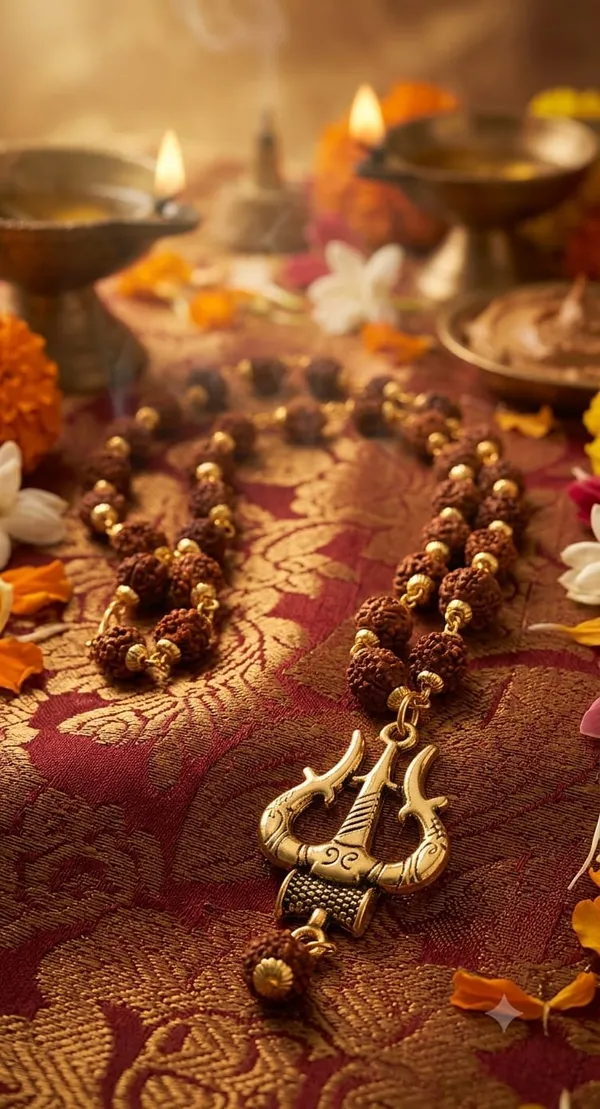 Trishul_&_Damru_Premium_Rudraksh_Mala