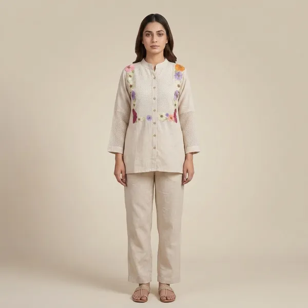 Off_White_Jute_Chikankari_Embroidered_Co-Ord_Set_For_Women