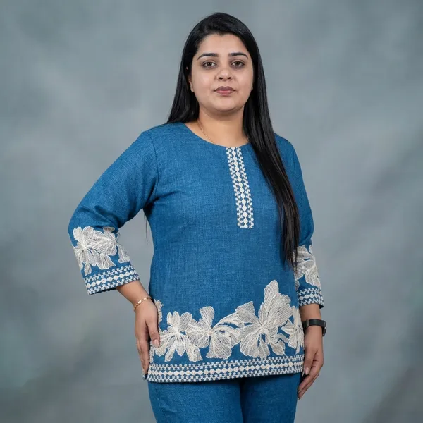 Blue_Jute_Floral_Embroidered_Co-Ord_Set_For_Women