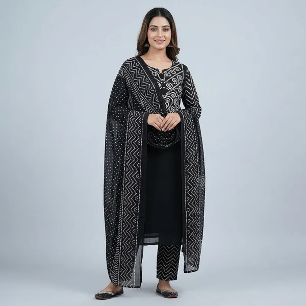 Black_Mirror_Work_Embroidered_Kurta_Set_For_Women