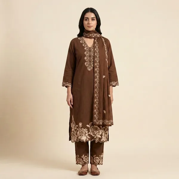 Light_Beige_Embroidered_Straight_Suit_Set_For_Women