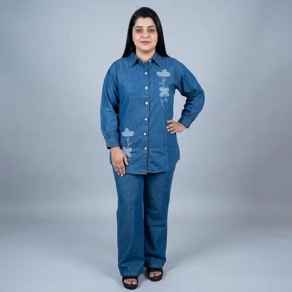Denim_Blue_Floral_Embroidered_Co-Ord_Set_For_Women