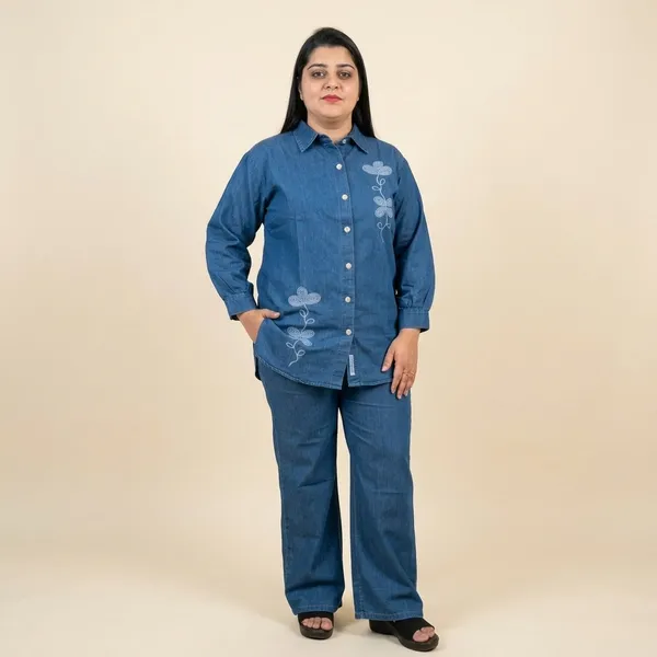 Denim_Blue_Floral_Embroidered_Co-Ord_Set_For_Women
