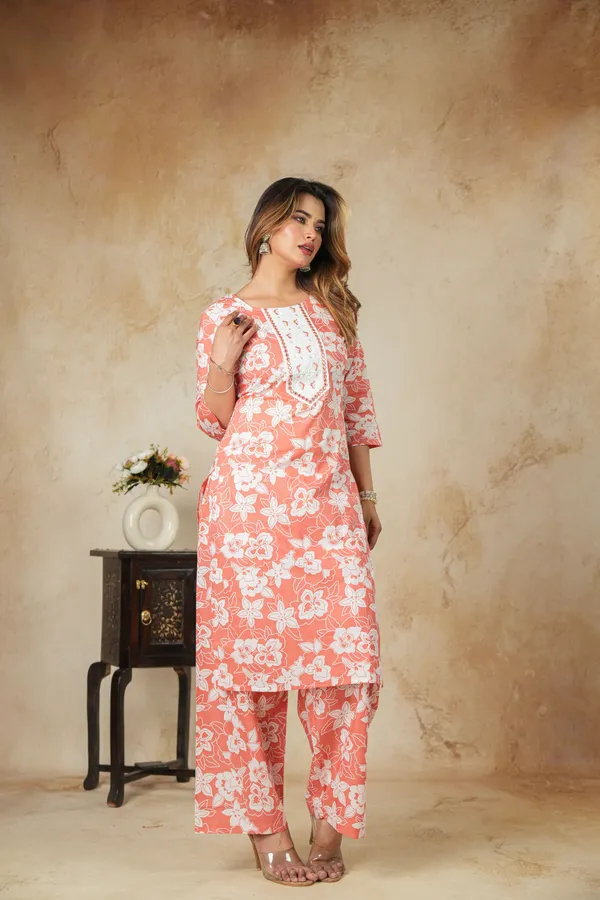 Coral_Floral_Printed_Straight_Kurta_Palazzo_Set_For_Women