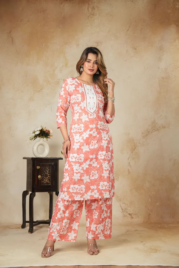 Coral_Floral_Printed_Straight_Kurta_Palazzo_Set_For_Women