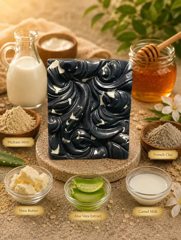 Activated_Charcoal_Donkey_Milk_Multani_Mitti_French_Clay_Soap