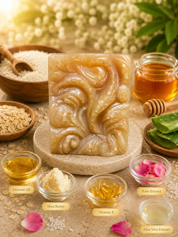 Rice_Milk_Glycerine_Brightening_Soap_With_Honey_And_Aloe_Vera