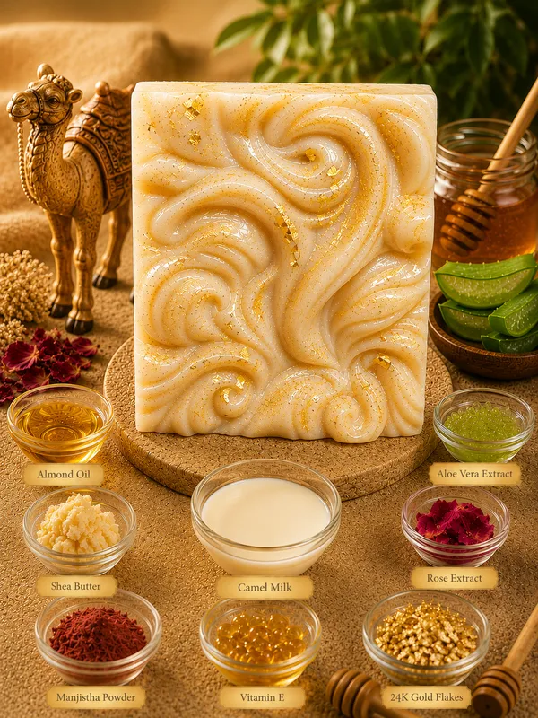 Queens_Collection_24K_Gold_Camel_Milk_Donkey_Milk_Glycerine_Soap_Combo