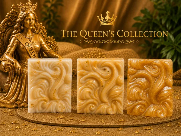 Queens_Collection_24K_Gold_Camel_Milk_Donkey_Milk_Glycerine_Soap_Combo