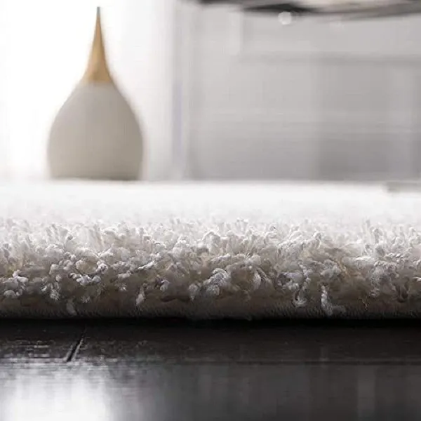 Microfiber_Polyester_Solid_White_Round_Shaggy_Rug